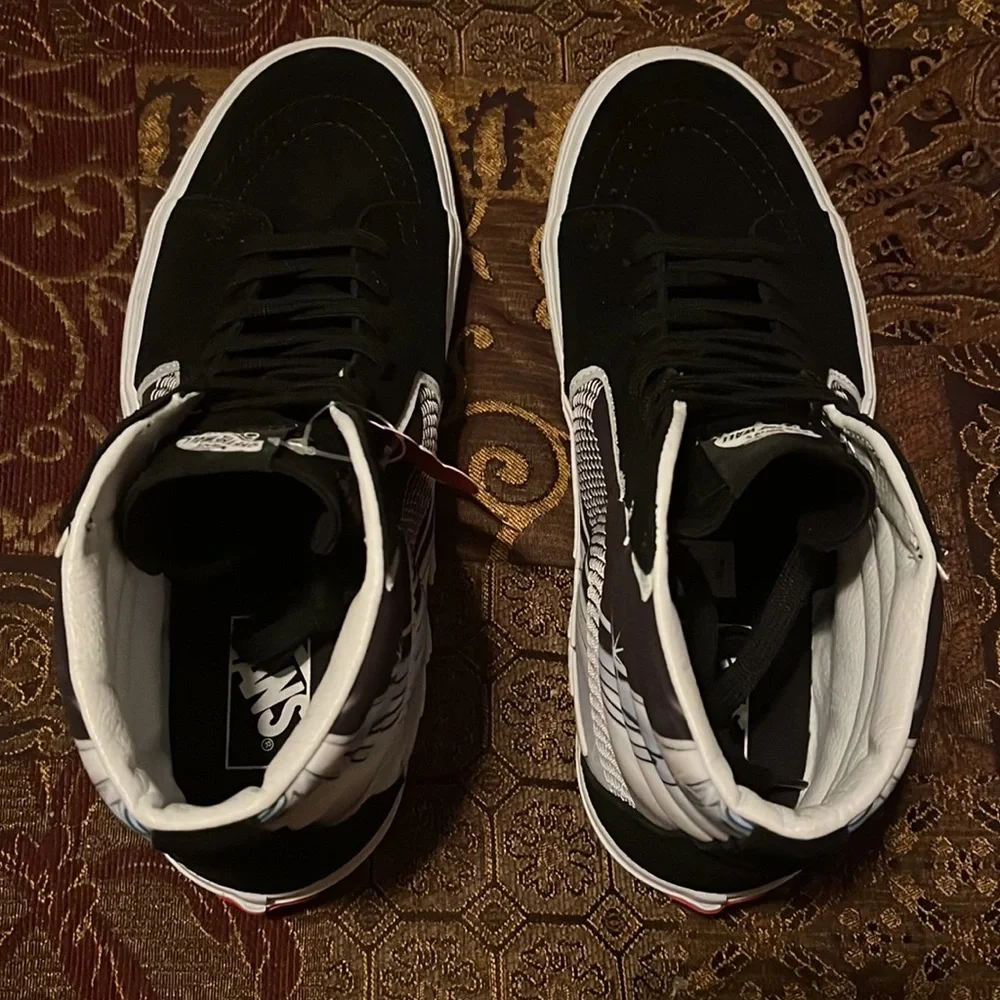 Vans Old Skool Suede And Canvas Galaxy Lace Up High - Picture 5 of 9